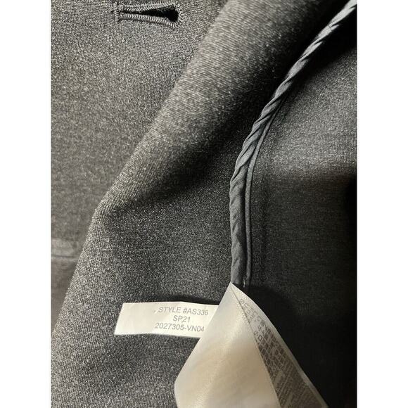 J. Crew Factory Ponte Work Blazer Woman Size 0 Dark Gray - Picture 8 of 13